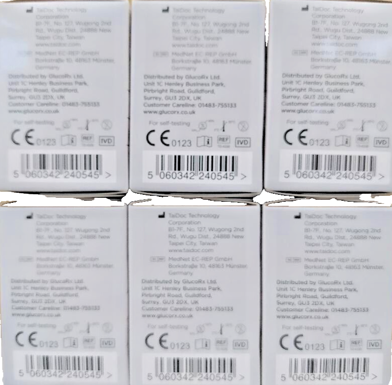 6 x GlucoRx HCT Blood Glucose Test Strips. Pack of 50. BB 03.11.24. Free Post eBay