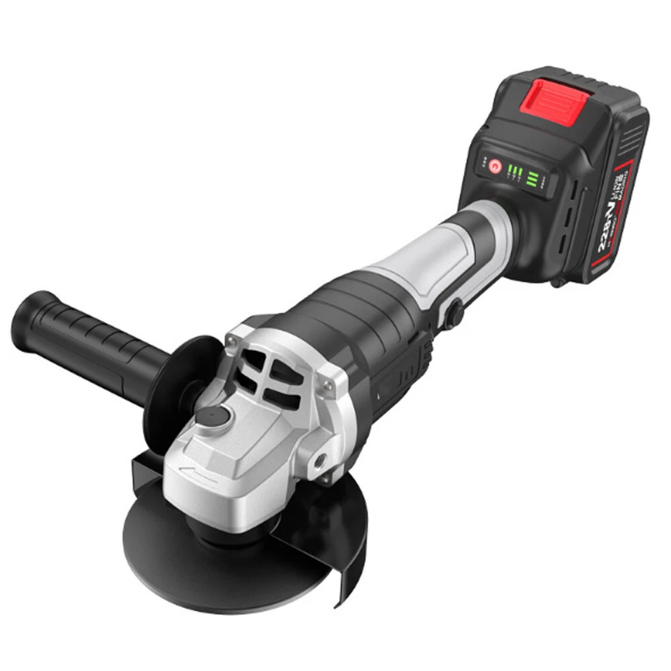 21V Cordless Angle Grinder Brushless 3.0Ah Battery and Charger + Case - Image 2 of 4