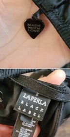 La perla black label flame mesh bra