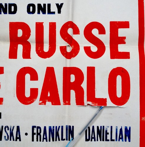 1944 Vintage BALLET RUSSE DE MONTE CARLO New York Poster DANILOVA & KRASSOVSKA - Picture 5 of 5