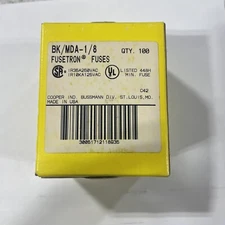 BK/MDA-1/8 Buss Fuses
