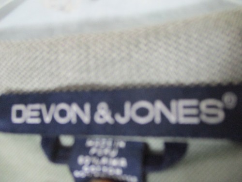 Devon & Jones Men's Size XXL 2XL Pima Cotton Short Sleeve Polo Shirt - Picture 7 of 12