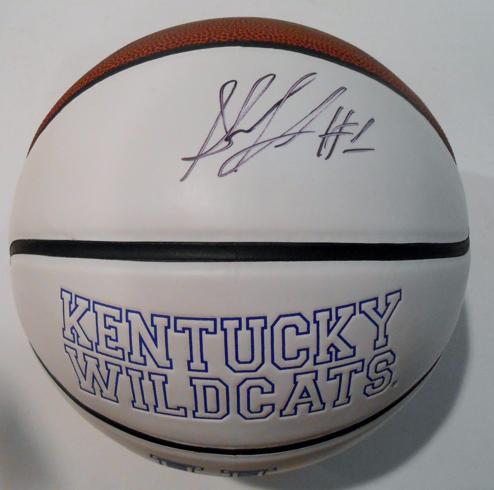 Skal Labissiere Autographed Signed Kentucky Wildcats Logo Basketball w/JSA COA SD08609 