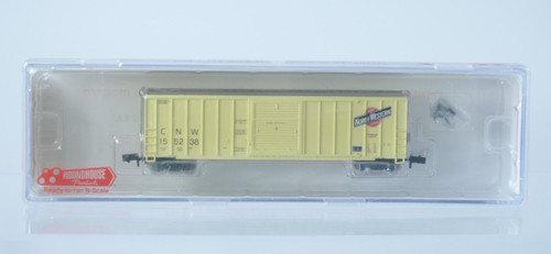 Nuevo de Lote Antiguo Roundhouse CHICAGO & NORTH WESTERN 155238 Escala N Coche de Caja 50' - 82507 | Zustand: New