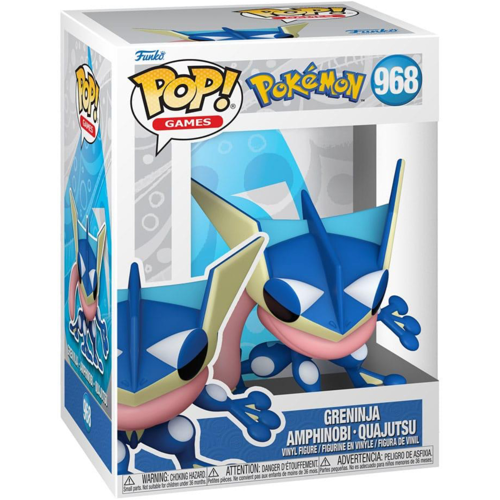 Pokemon - Greninja #968 - Funko Pop! Juegos de vinilo