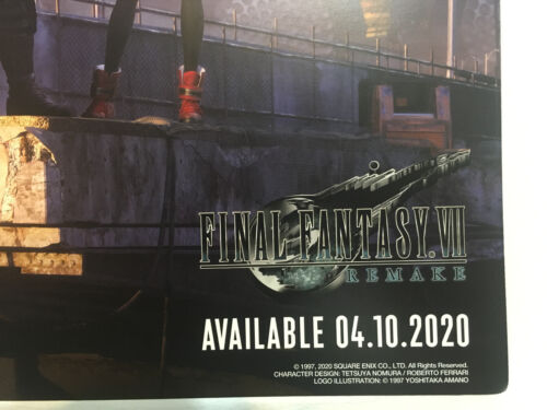 NEW Final Fantasy VII 7 Remake Poster PAX East 2020 Promo 2 sided Official RARE - Picture 5 of 7