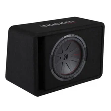 Kicker 48VCWR122 CompR Series 500W RMS 2 Ohm Vented Loaded Subwoofer Enclosure