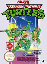 1989 Nintendo NES TMNT Teenage Mutant Ninja Turtles Box Art Poster 11X17 🎮📺