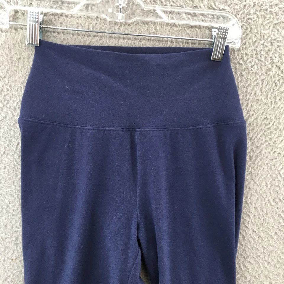 Leggings Simply Vera Vera Wang para mujer pequeños azules mezcla de algodón cintura elástica Foto 2 de 4