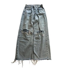 Good American Wide Leg Jeans in Blue Denim