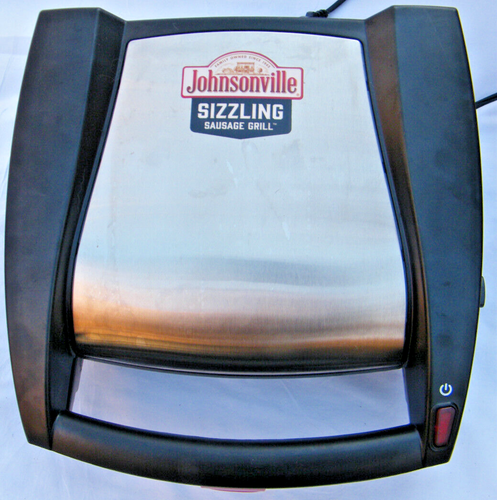 Johnsonville Sizzling Sausage Indoor Electric Grill BTG0498 Tested Works No Tray - Picture 8 of 11