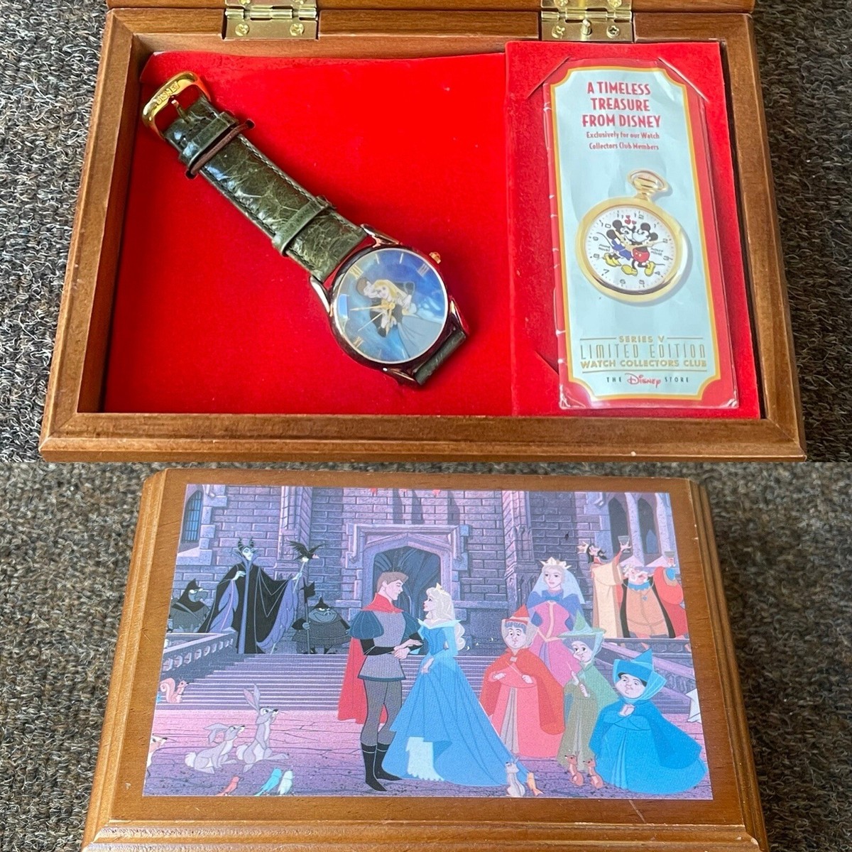 Disney Sleeping Beauty Limited Edition Watch EuroDisney One Year Anniversary Sleeping Beauty Wristwatch  main image 4