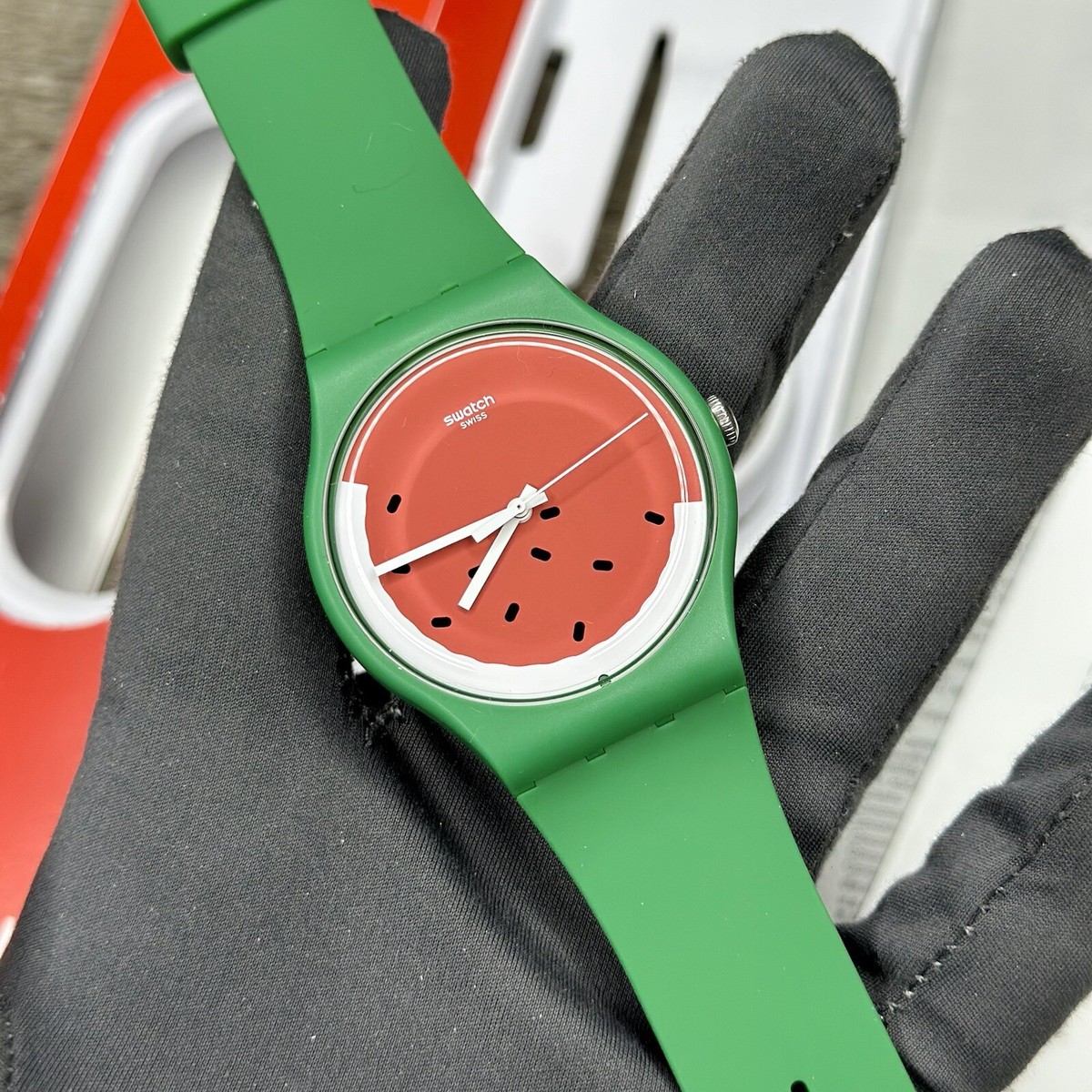 NEW✓LIMITED EDITION✓ Swatch PASTEQUE Pineapple Green 