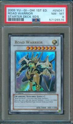 2009 YU-GI-OH 1st edition ROAD WARRIOR Holo #5DS2-EN041 PSA 2009 YU-GI-OH 1st edition ROAD WARRIOR Holo #5DS2-EN041 PSA