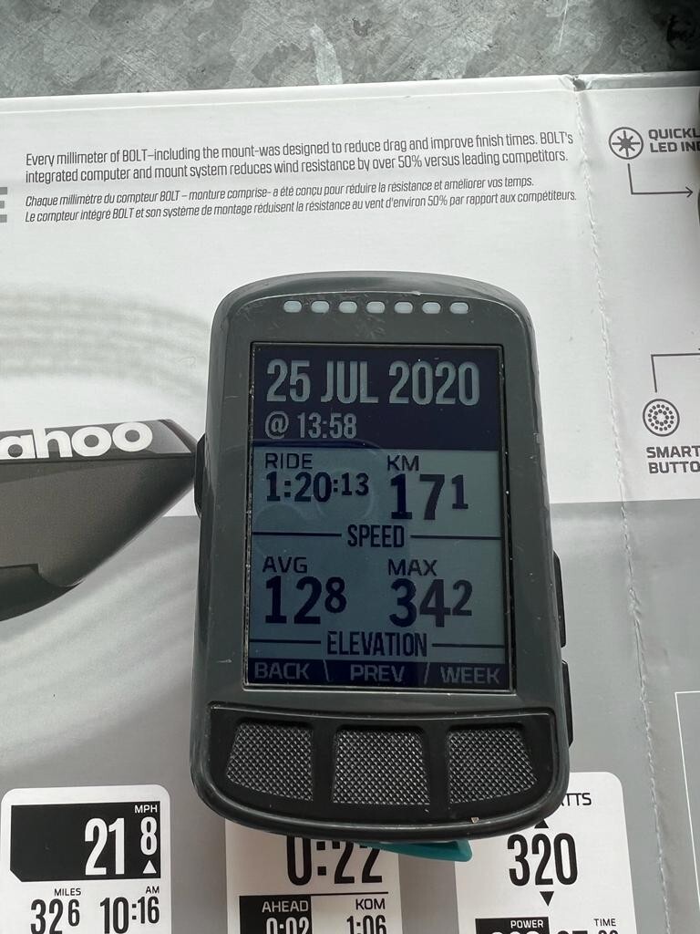 Wahoo Element Bolt GPS Bike Computer 