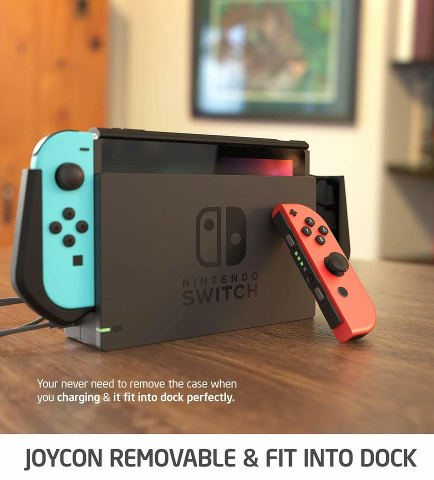 For Nintendo Switch Joy-Con Controller Mumba Dockable Case Grip Protective Cover - Image 2 of 4