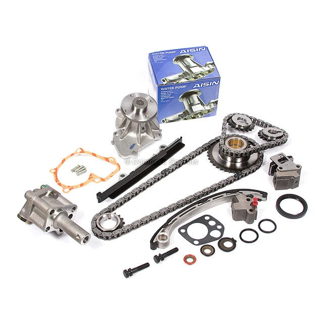 Kit de cadena de distribución bomba de aceite bomba de agua AISIN para Nissan Frontier Xterra KA24DE Foto 4 de 4