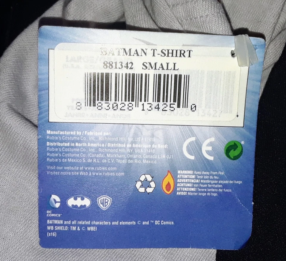¡NUEVO CON ETIQUETAS! ¡Disfraz de Batman Halloween para niño! Talla pequeña. Foto 4 de 4
