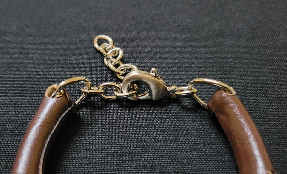 Kenneth Cole Stainless Steel Leather Bracelet - Image 4 of 4