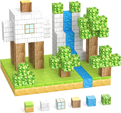 Magnetische Bausteine - Build a Magnetic World Set, MINT Montessori Kleinkind S