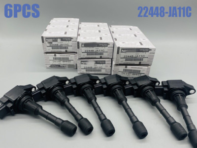 New OEM Ignition Coil For 2007-2021 Maxima Murano Pathfinder 3.5L 22448-JA11C 6X