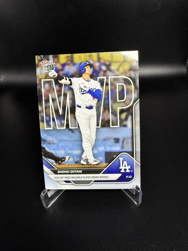 SHOHEI OHTANI 2025 Topps Now #OS-7 MVP 2025 NL Most Valuable Player Award Winner