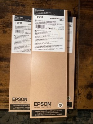 Epson UltraChrome XD T6941 Photo Black Ink (700ml)