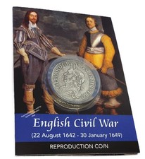 Reproduction Oliver Cromwell Shilling Coin Pack (English Civil War)