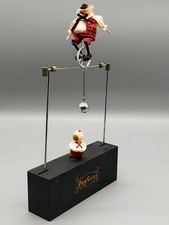 Gilde Handwerk Ring Circus Spieluhr Clown auf Einrad Balance Spiel