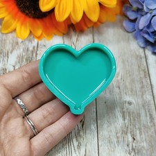 Stampo Palloncino Cuore Lucido in silicone 5 cm per resina, gesso, candele, cera