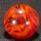 Champion *HOT RED INFERNO Swirl Marble 9/16" Mint Hawkeyespicks sg — photo 3