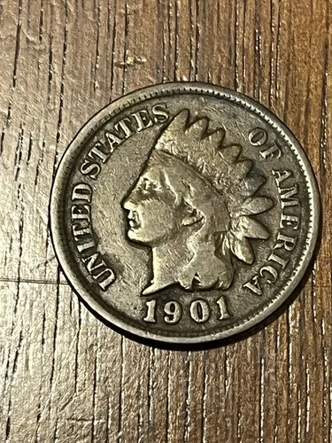 1901 Indian Head Cent Penny 1c  / Very Good Condition / Nice Coin