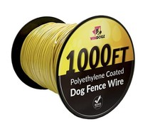 Dog Fence Wire for Electric Dog Fence System, 1000 ft, Covers 1 Acre Area, Ea...
