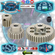 Image of FASTRAX - RC ALUMINIUM 7075T TOUGH LIGHTWEIGHT 48DP PINION CARS - 13T TO 41T (MU