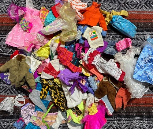 Huge Vintage 80s/90s Mixed Barbie Lot 65+ Mattel Clothing Accessories For Dolls
