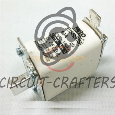 1PCS New NT00-63A   Pipe Fuse gG(Normal) 63   690V (63A) RT16-00 #qm