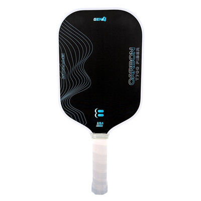 8 Pickleball Wave Foam Carbon Fiber Finish Foam Core Elongated Pickleball Paddle