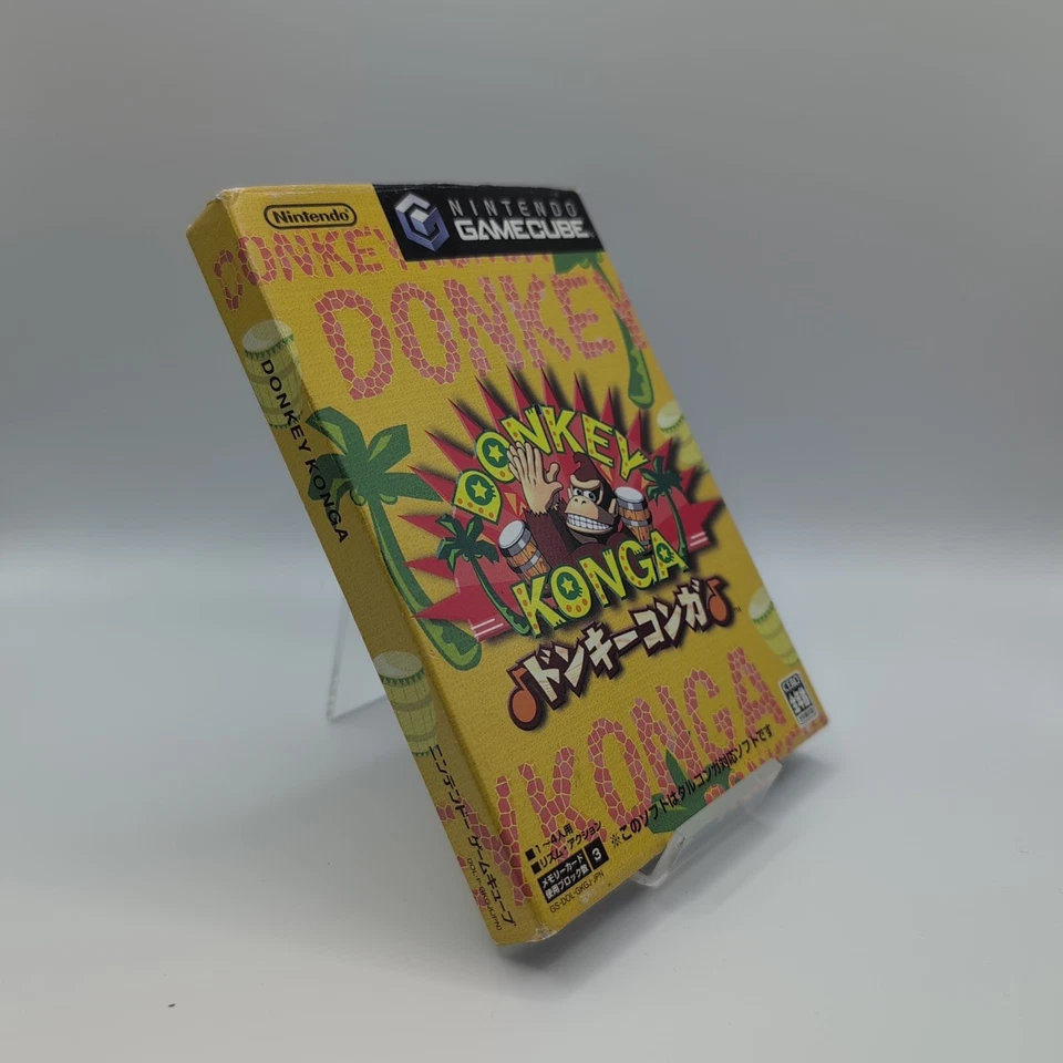 Donkey Konga Nintendo Gamecube NTSC-J Japanese Complete In Box CIB US Seller - Image 3 of 4