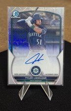 2023 Bowman Chrome Baseball Tyler Locklear Auto #BCMA-TL Mariners Prospect