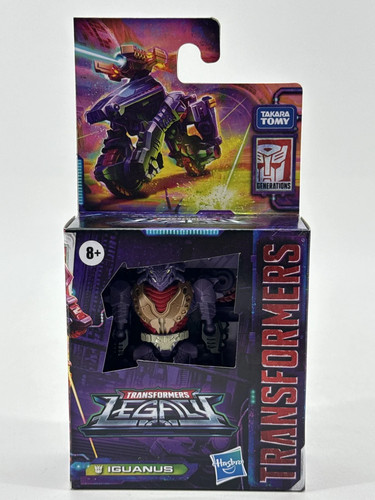 Hasbro Transformers Legacy Iguanus Core Class 4" Takara DMG Box