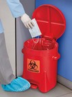 Pack of 1 Biohazard Step-On Waste Can - 6 Gallon | eBay