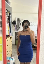Blue Mini Bodycon Dress