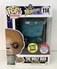 Funko Pop! Movies Monsters The Wolf Man #114 Glow NYCC 2016 Vaulted w/ Protector