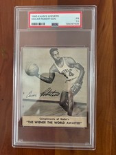 Rare 1960 Kahns Wieners Oscar Robertson Rookie Card