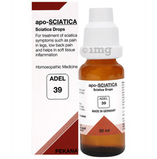 ADEL 39 Drops 20ml Pack spo-SCIATICA Adel PEKANA Germany OTC Homeopathic Drops
