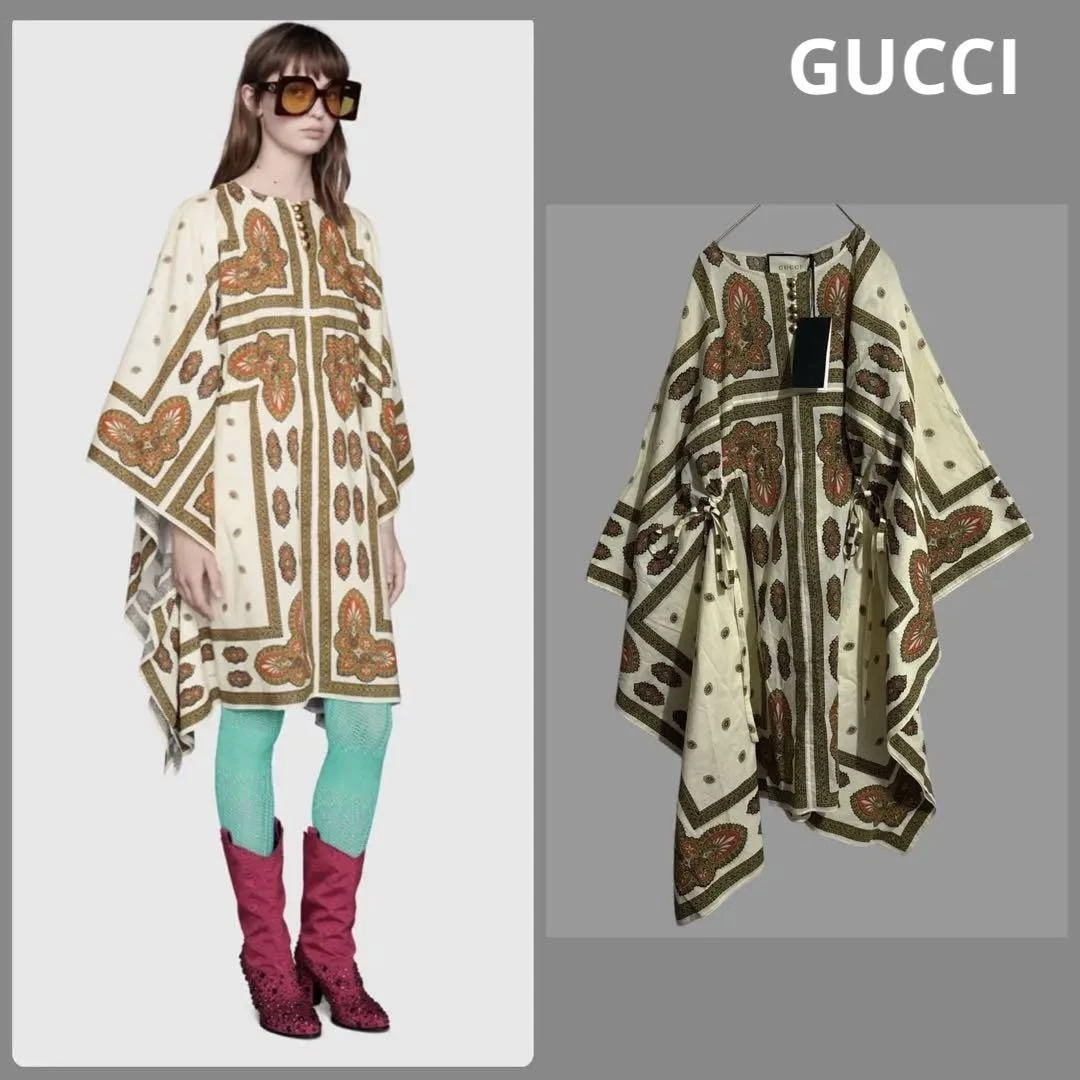 Robe Gucci 2021 en forme de poncho #ED ACA