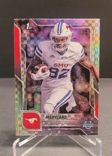 RJ MARYLAND 2025 Bowman U Chrome #153 X-Fractor  SMU Mustangs