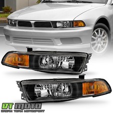 For 2002-2003 Mitsubishi Galant Factory Headlights Headlamps Pair Set Leftright