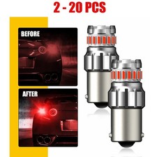 1156 P21w 7506 2-20pcs Red Stop Brake Led Bulb Tail Light Error Free Fit Audi 1156 P21w 7506 2-20pcs Red Stop Brake Led Bulb Tail Light Error Free Fit Audi
