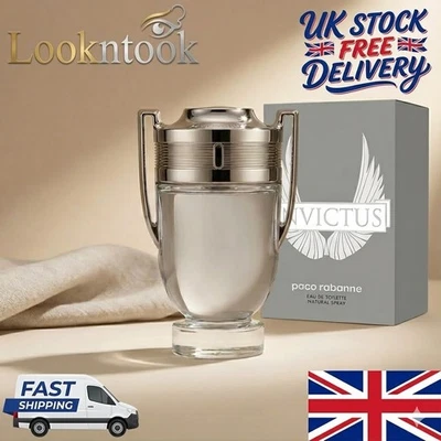 Paco Rabanne Invictus EDT Spray 100ml for Men New Sealed Fast UK Dispatch✅